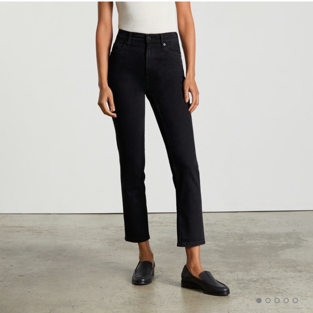 NWT Everlane Original Cheeky Jean (27 Crop, Coal)